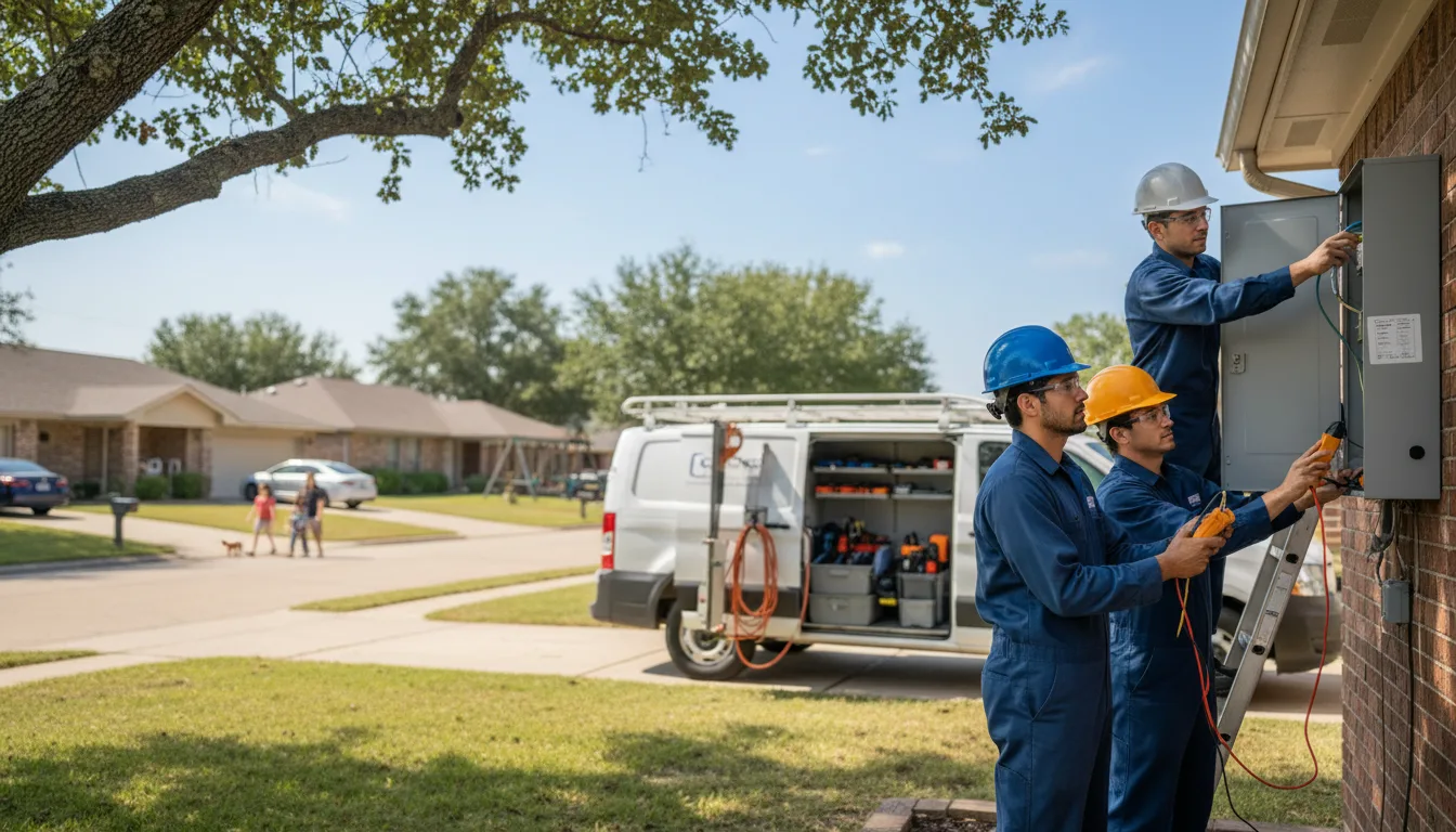 Certified electrician providing emergency electrical services in Milledgeville, IL